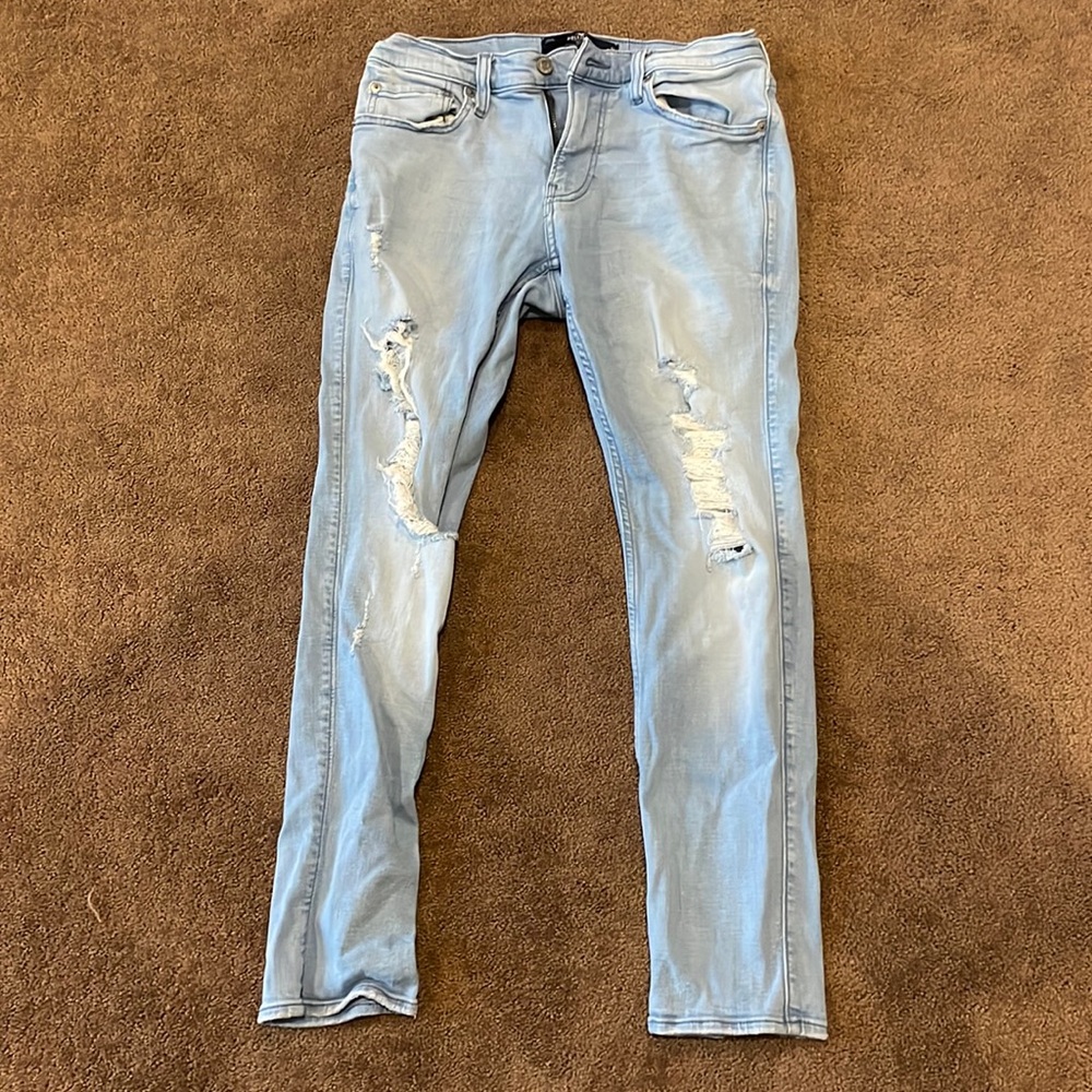 Hollister ripped jeans